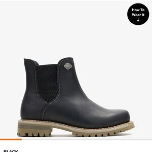 Harley-Davidson Black Combat Boots
